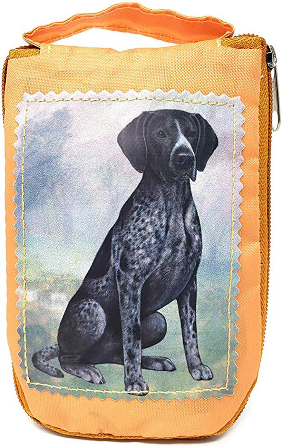 German Shorthaired Pointer Foldable Tote Bag - Durable, Waterproof - Zipper