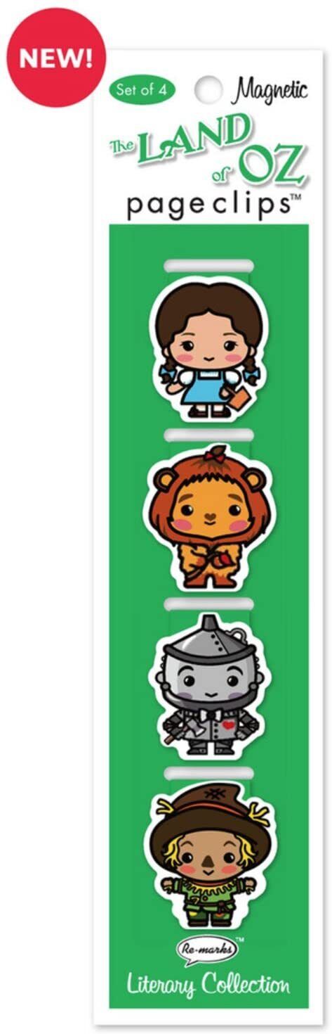 Re-Marks Cute Wizard of Oz Magnetic Page Clips