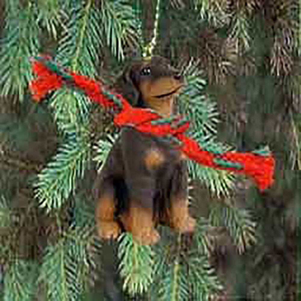 Conversation Concepts Red Doberman Pinscher W/Uncropped Ears Original Ornament