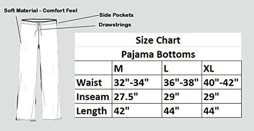 Beagle Unisex Lightweight Cotton Blend Pajama Bottoms- Large