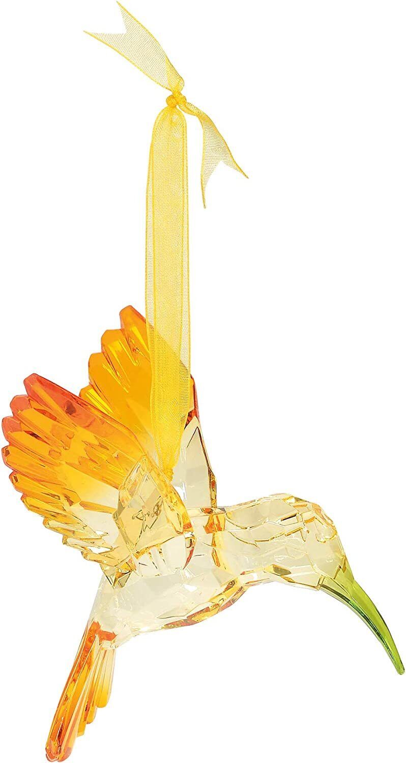 Department 56 Acrylic Hummingbird Ornaments - Set of 3 Different Colors