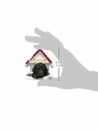 Newfoundland Doghouse Ornament Hand Painted and Easily Personalized