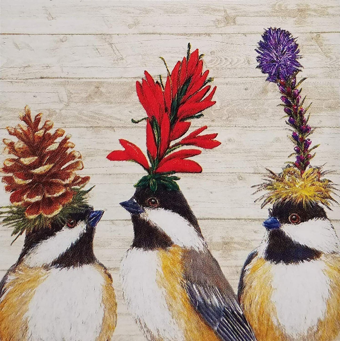 Paperproducts Design Beverage Napkins, The Chickadee Sisters