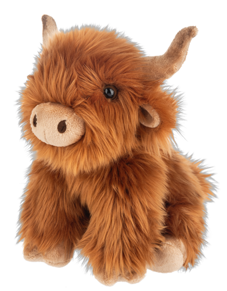 Ganz Heritage Collection Highland Cow Plush Stuffed Animal Toy, 12"