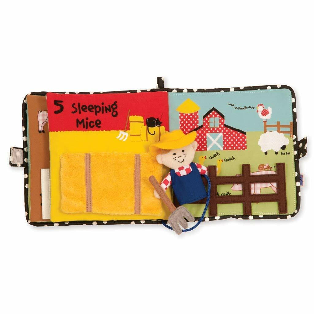 Manhattan Toy Farmyard Friends Soft Activity Book