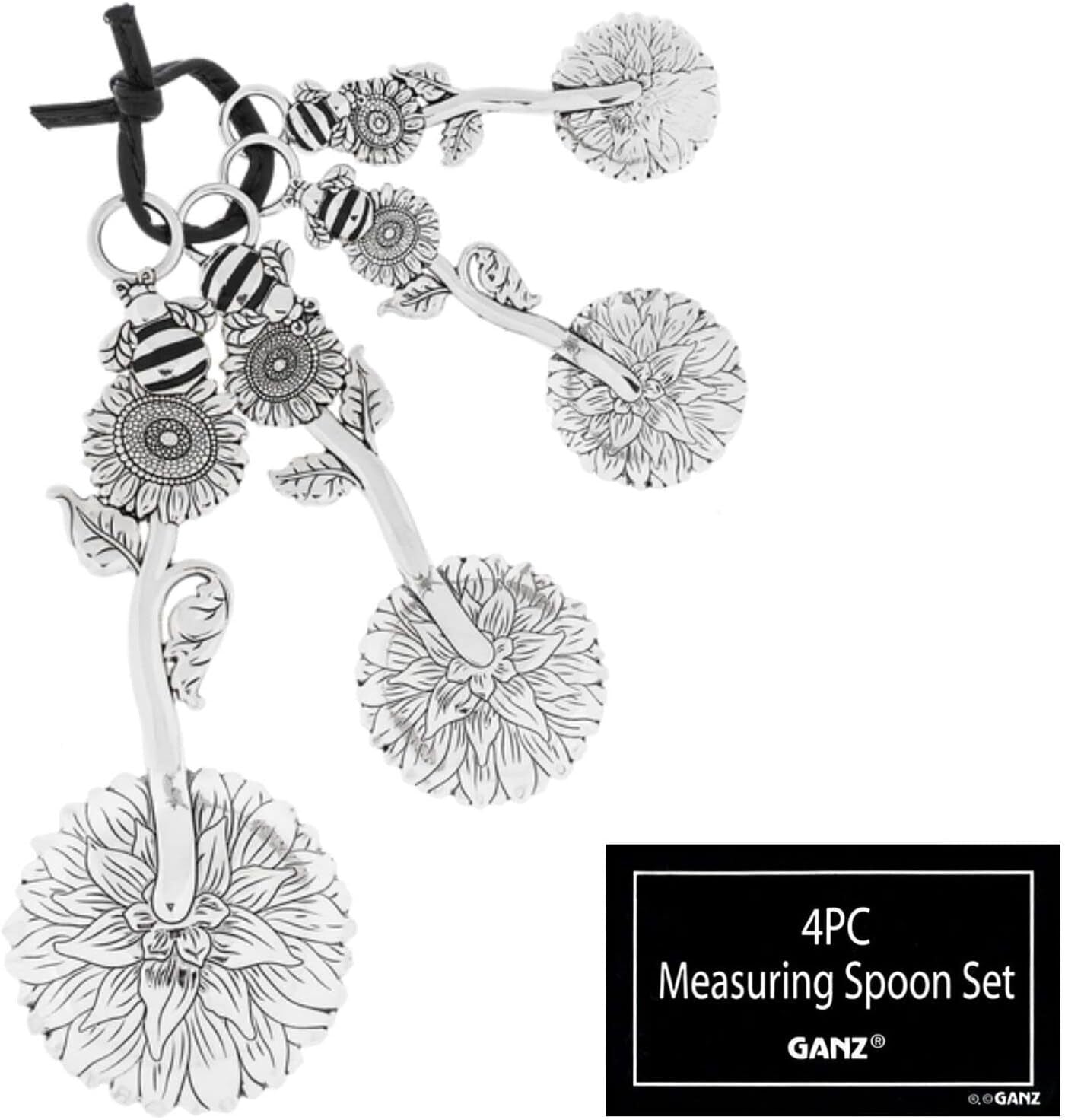 Ganz 4-Piece Set - Measuring Spoons Set, Bumble Bee