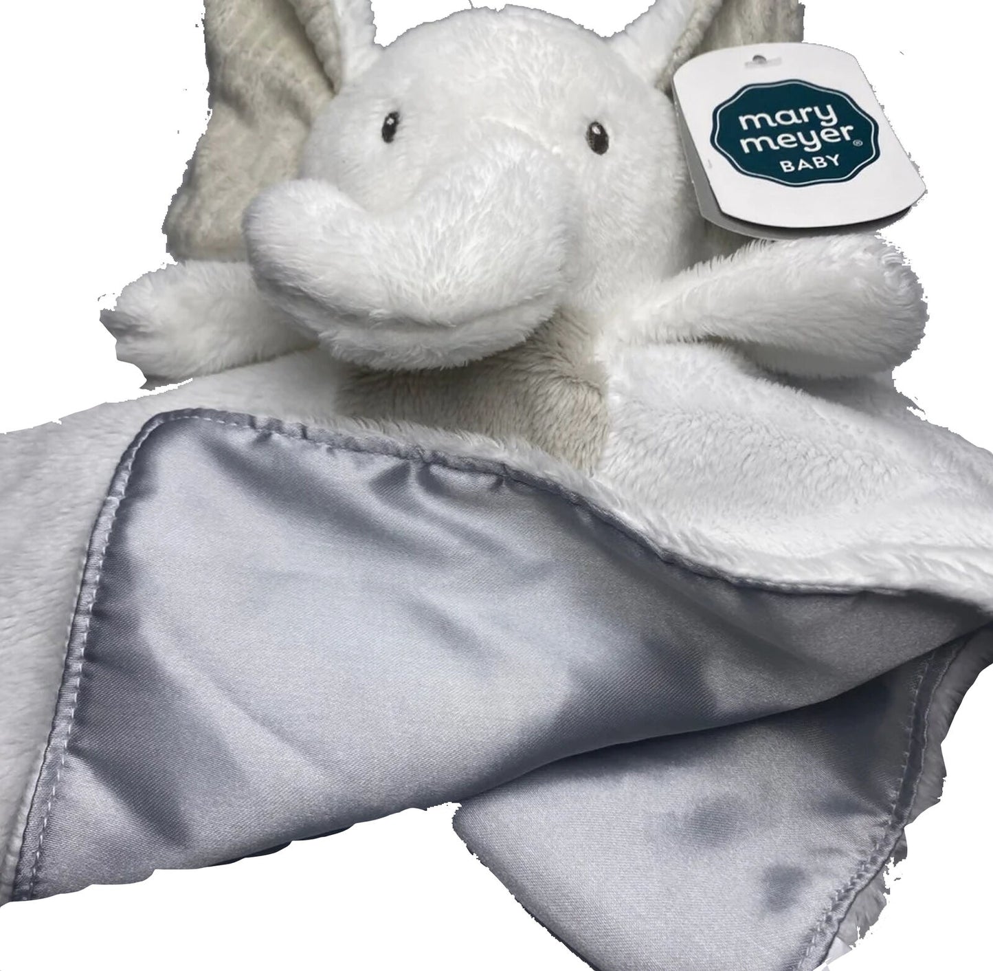 Mary Meyer Baby Afrique Elephant Small Security Blanket, 11.5" x 11.5"