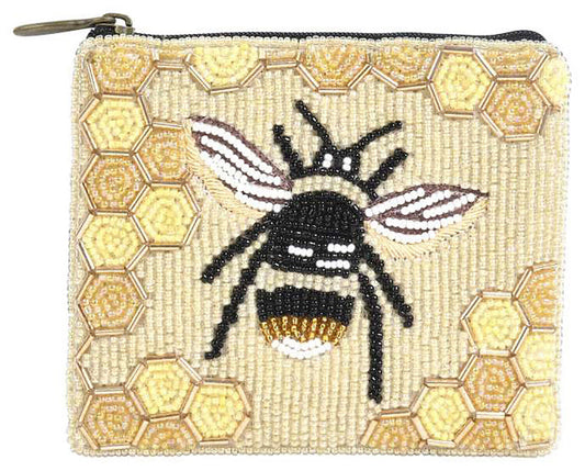 Bamboo Trading Company Coin Purse Bees