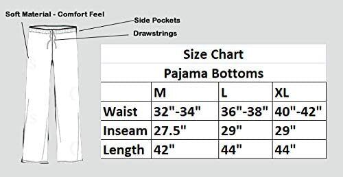Dachshund Unisex Lightweight Cotton Blend Pajama Bottoms- Small