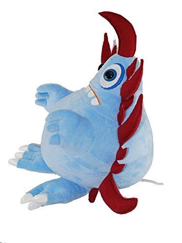 The Horndribbles Plush - Meeks Blue Monster 15" by Explorer's Playground