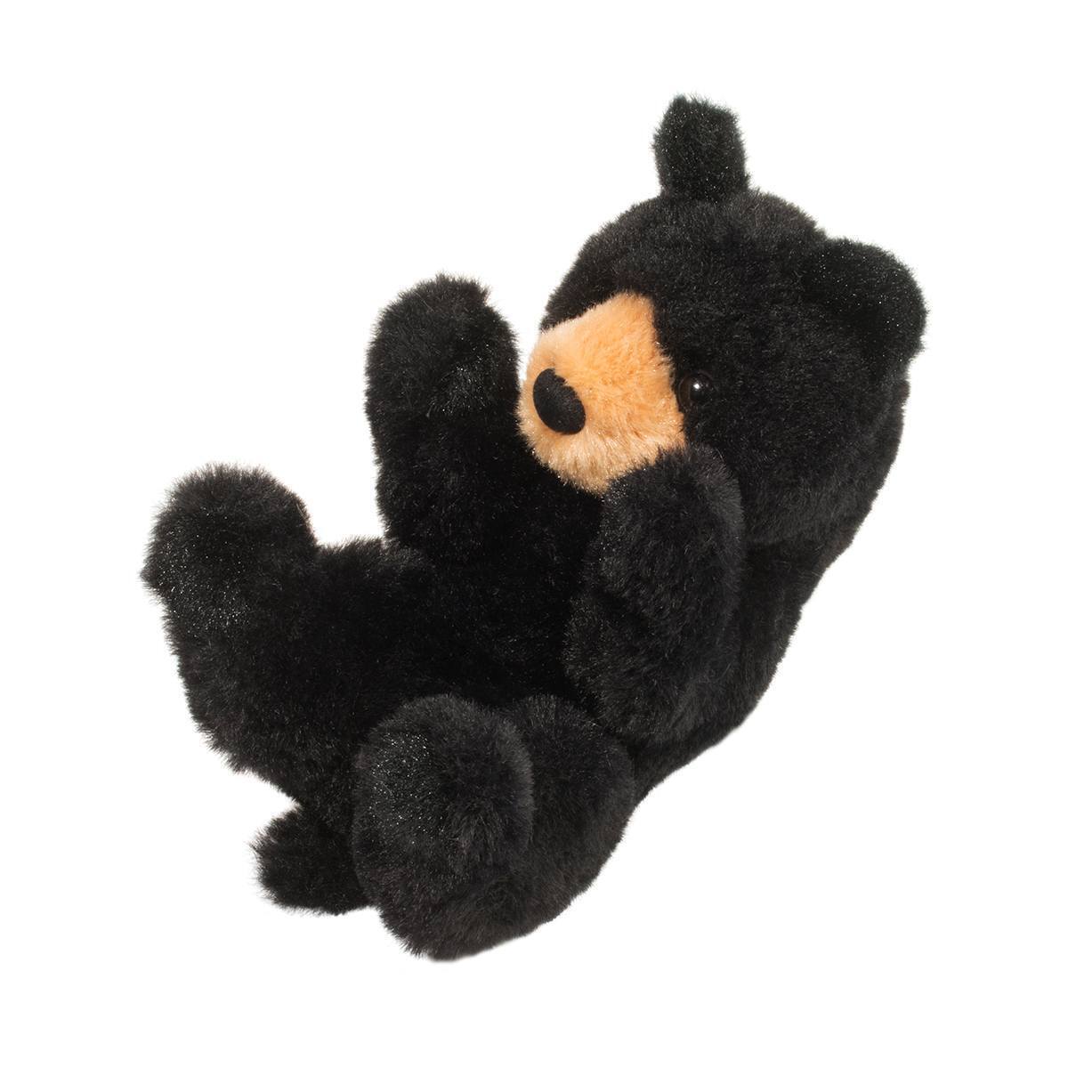 Douglas Toys Plush Black Bear Lil' Baby Handful Stuffed Animal, 6"