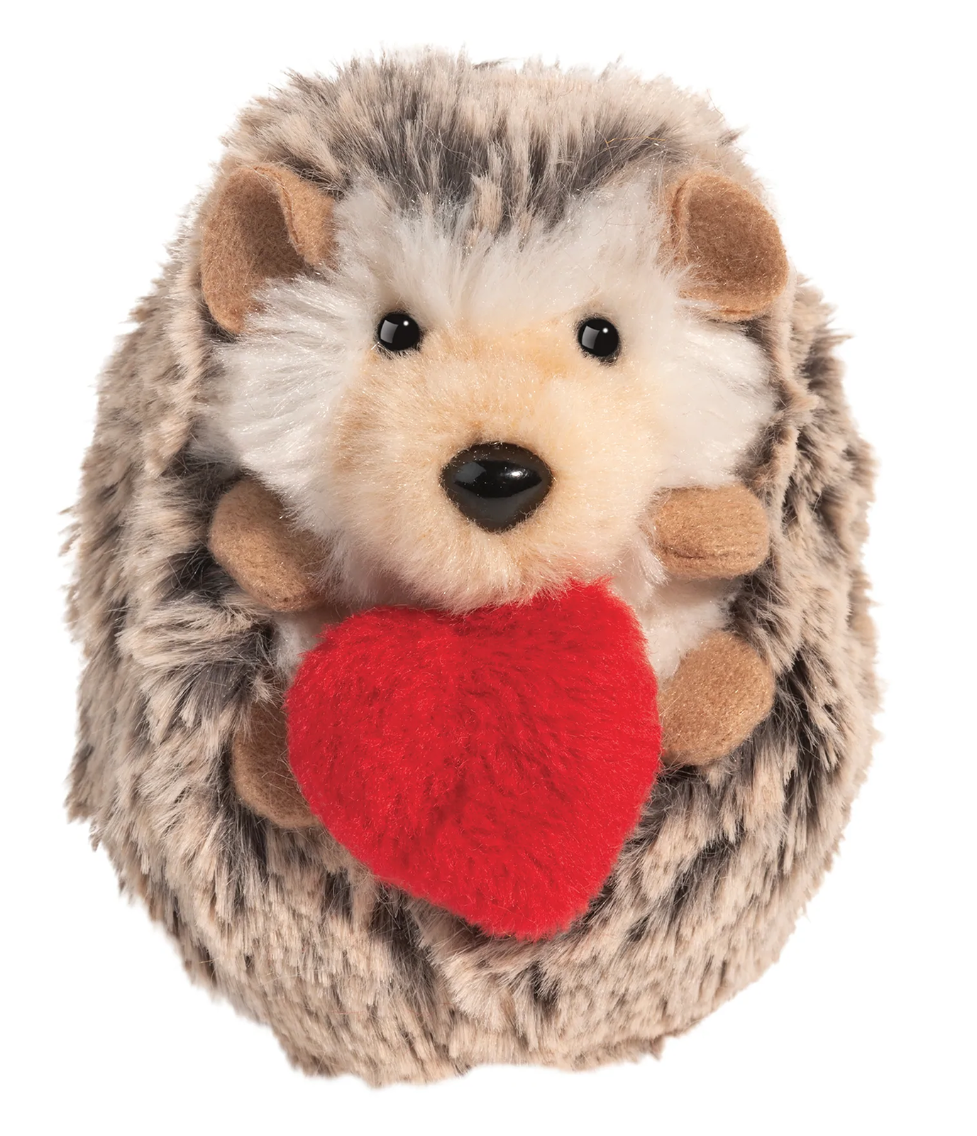 Douglas Spunky Hedgehog Plush Stuffed Animal with Valentine Heart, 5"
