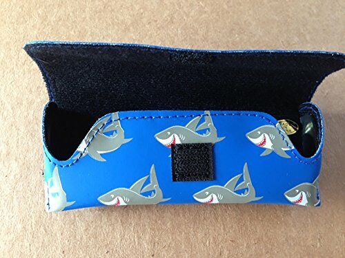 Under the Sea Small Semi-Hard Eyeglasses Case - Shark