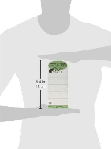 "No Home Is Complete Without Furry Feet" Uniquely Shaped Magnetic List Pads