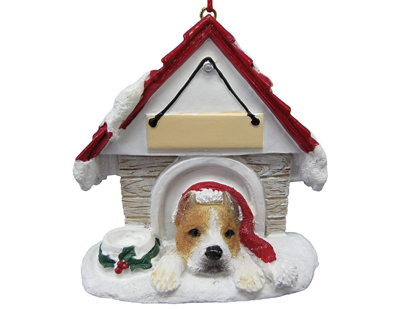 E&S Pets 35355-26 Pitbull Doghouse Ornament