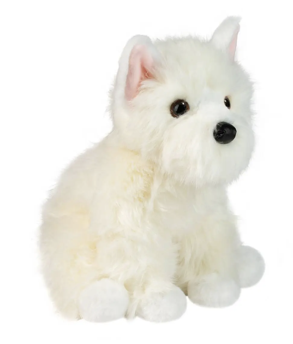 Douglas Toys Walt Westie Plush Stuffed Animal Toy, 11" Sitting