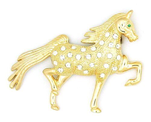 Finishing Touch Saddlebred Crystal Stone Pin
