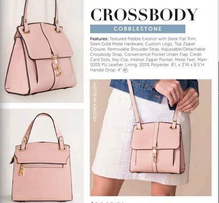 Simply Noelle Cobblestone Crossbody (Light Denim)