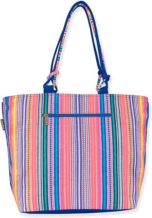 Women's Laurel Fleur Del Sol Large Shoulder Tote Bag, 20 x 6 x 15"