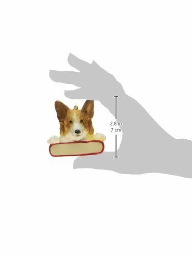 E&S Pets Welsh Corgi Dog Santa's Pal Christmas Ornament