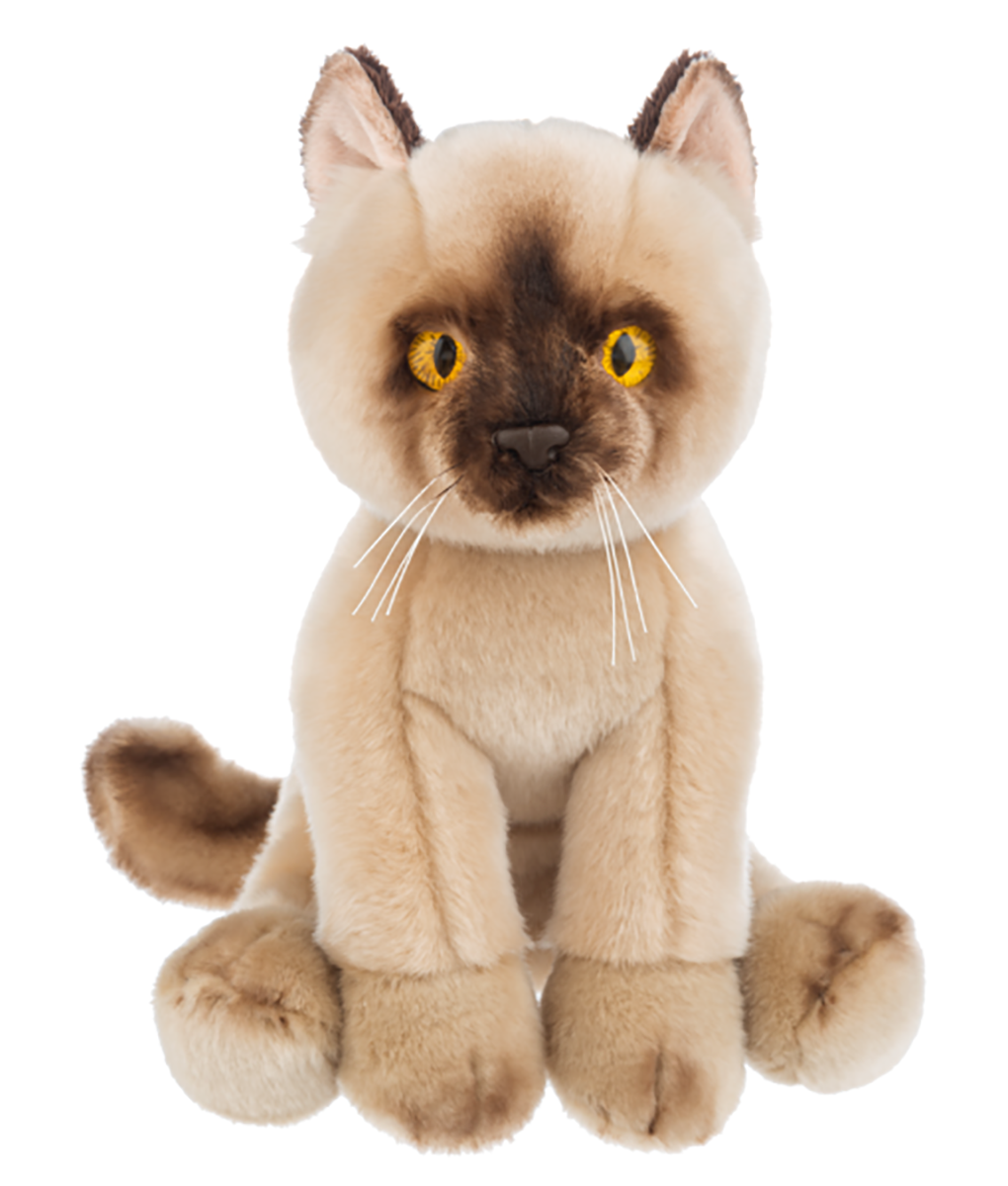 Heritage Burmese Cat 12 inch - Plush Stuffed Animal Toy by Ganz