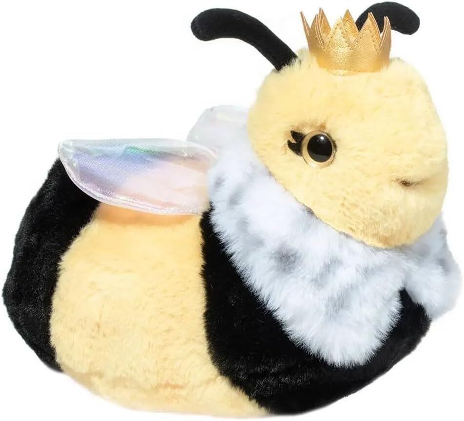 Douglas Sugar Queen Bee Plush Stuffed Animal Toy, 9"
