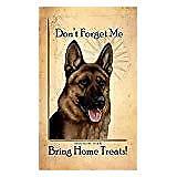 German Shepherd Red Sable Dog Baggage Buddies Luggage Tag 4"