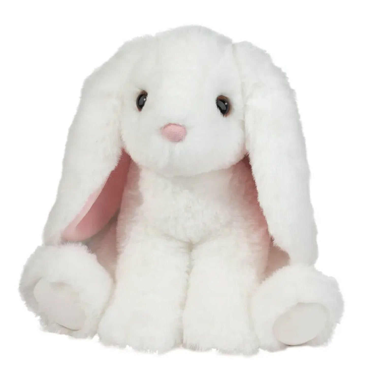 Douglas Maddie Soft White Bunny Softie Plush Stuffed Animal, 8"