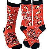 Halloween Thanksgiving Novelty Socks Primitives by Kathy (Candy Is Dandy)