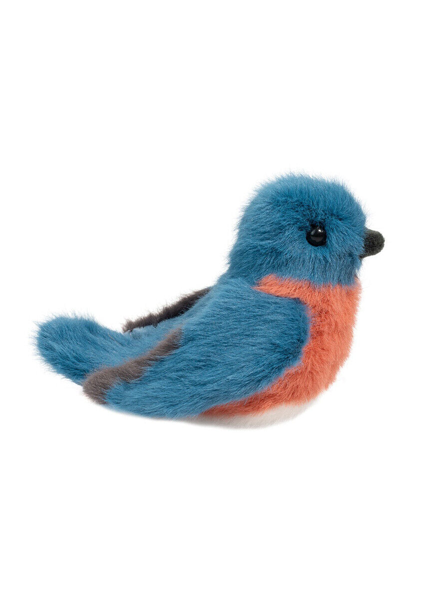 Douglas Cuddle Toys Bertie Bluebird Plush Stuffed Animal , 6"