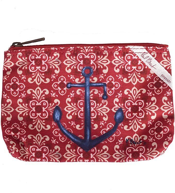 Sun 'N' Sand Paul Brent Sea Treasures Cosmetic Bag Coin Purse Zip Top, Anchor