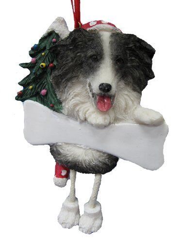 E&S Pets 35356-5 Border Collie Dangling Dogs Ornament
