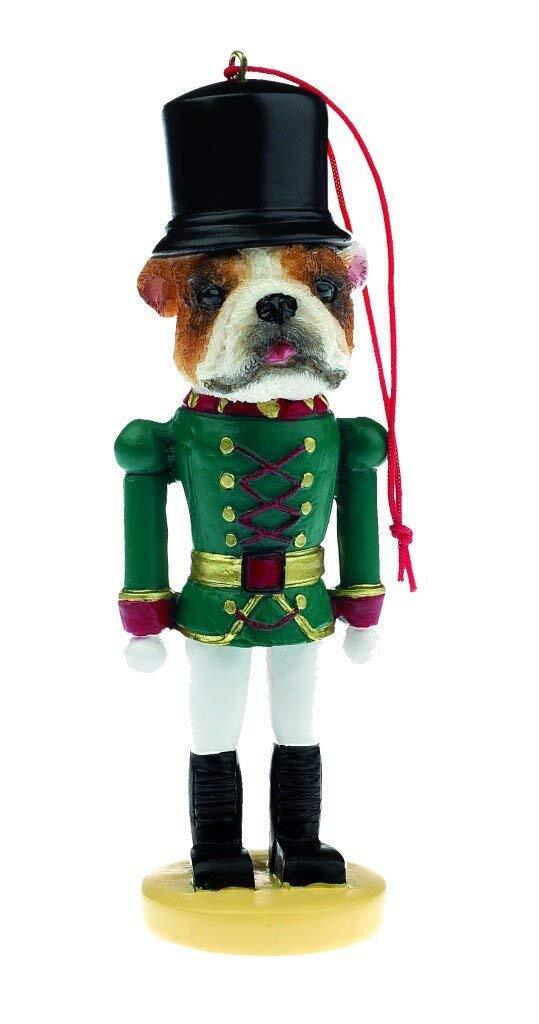 E&S Pets 35358-8 Bulldog Nutcracker Soldier Dogs Ornament