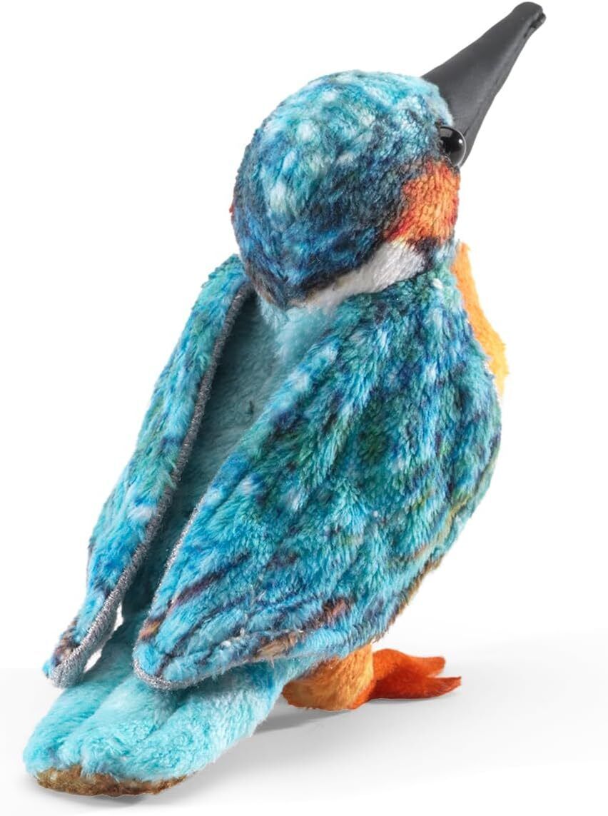Folkmanis Mini Common Kingfisher Finger Puppet