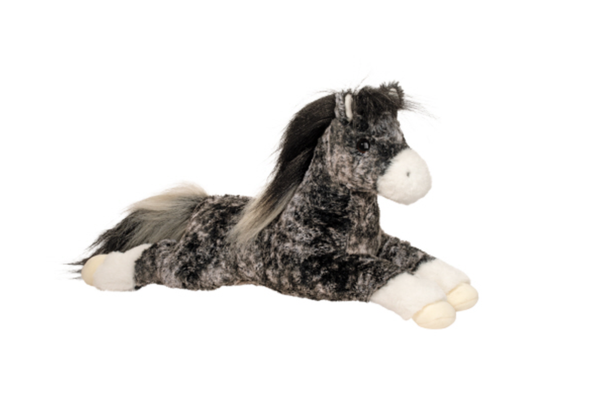 Douglas Nudge Gray Dapple Horse Plush Stuffed Animal, 17"