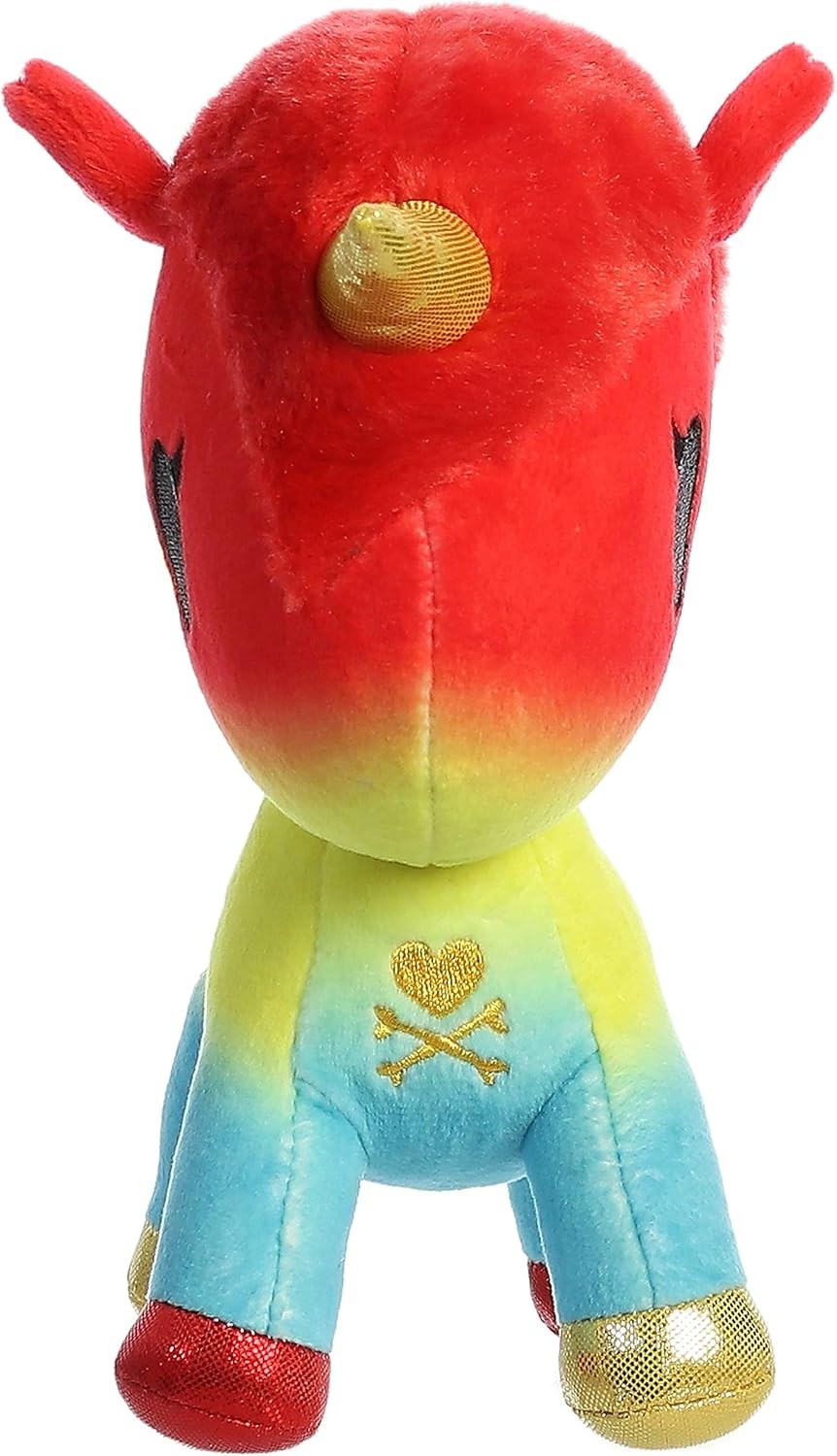 Aurora© Tokidoki Summer Unicorno Stuffed Animal Toy, Multi 7.5 inches