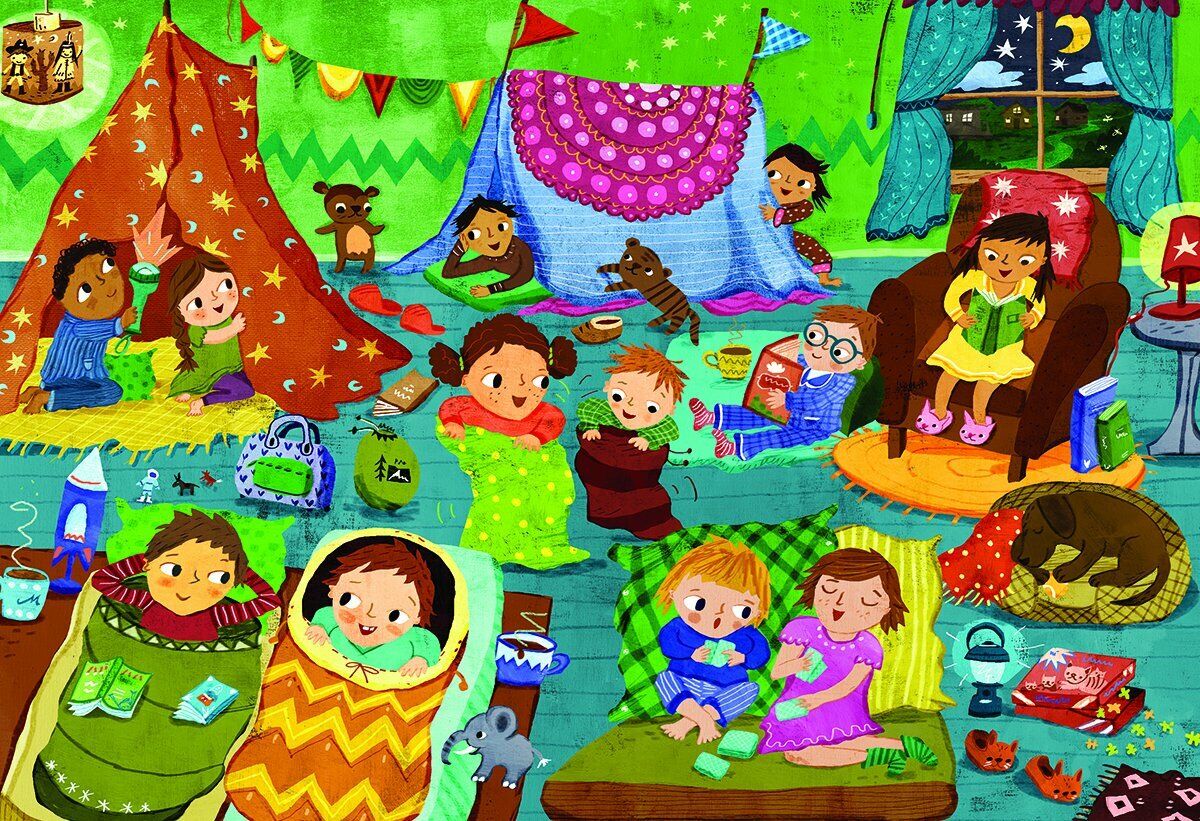 EuroGraphics Party Time Pajama Jigsaw Puzzle (60-Piece)