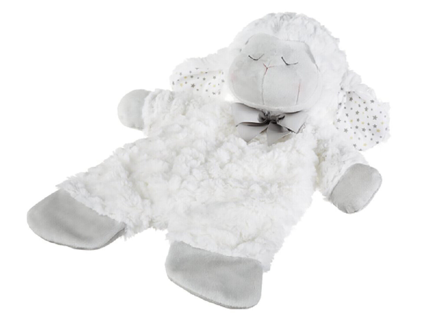 Ganz White Sleepy Sheep Flat-A-Pat Baby Blanket