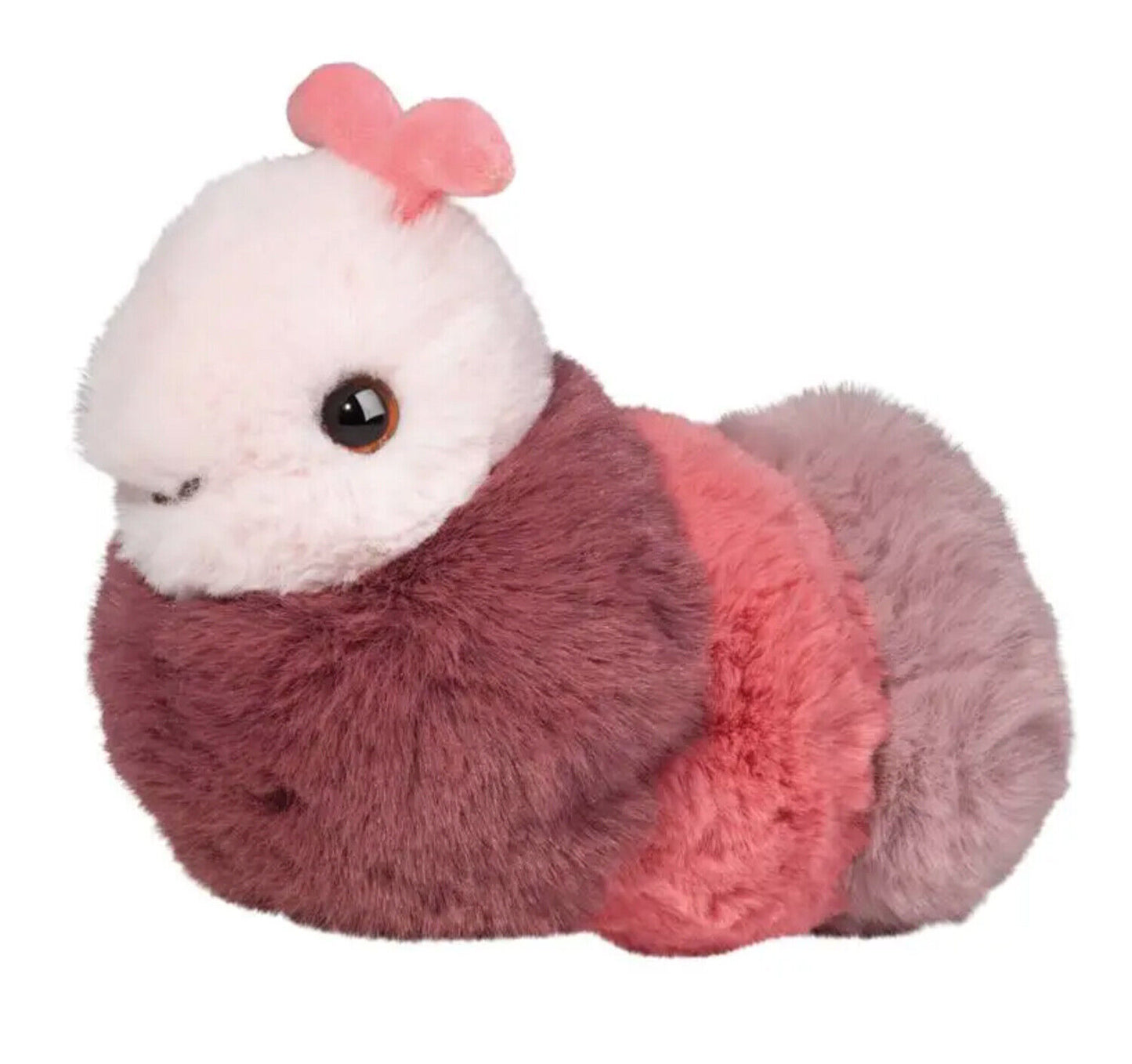 Douglas Sybil Pink Caterpillar Plush Stuffed Animal, 7"