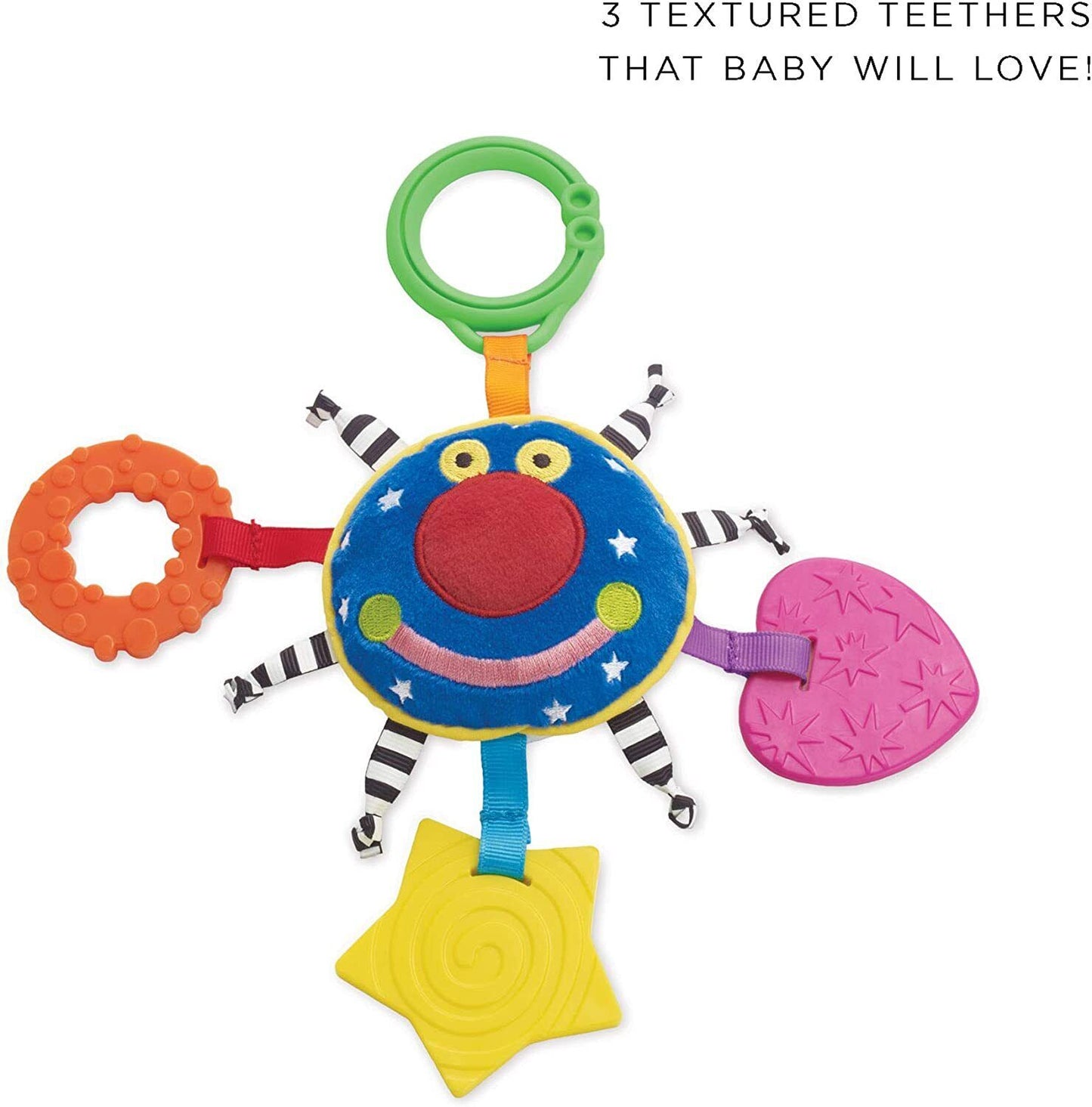 Manhattan Toy Whoozit Orbit Teether Soft Activity and Travel Toy