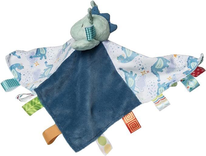 Mary Meyer Taggies Soothing Sensory Security Blanket, Drax Dragon, 13 x 13"