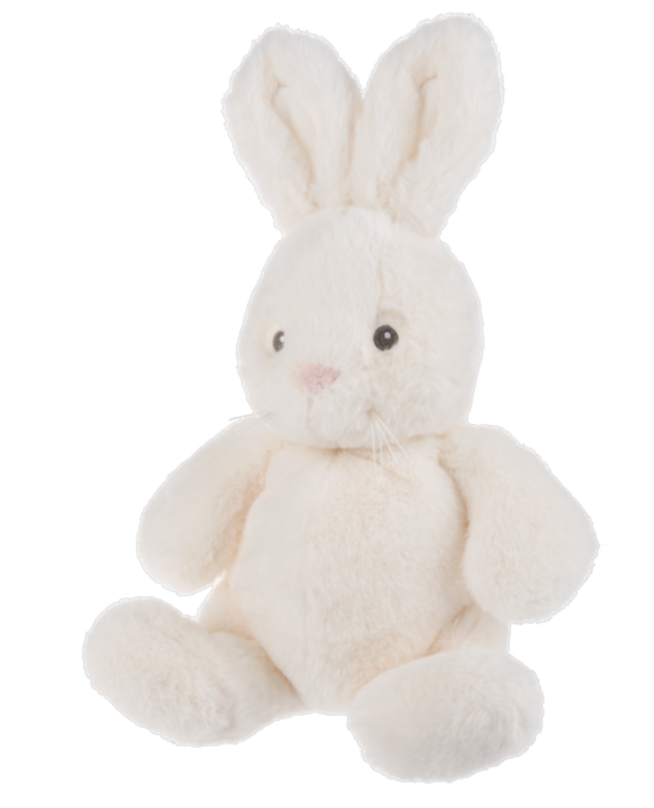 Baby Ganz Bryer Cream Bunny Plush Stuffed Animal Toy 11"