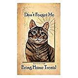Brown Tabby Cat Baggage Buddies Luggage Tag 4"