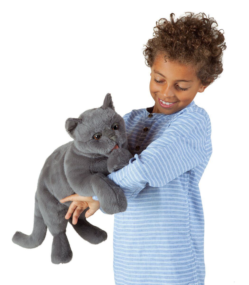 Folkmanis Purring Cat Hand Puppet