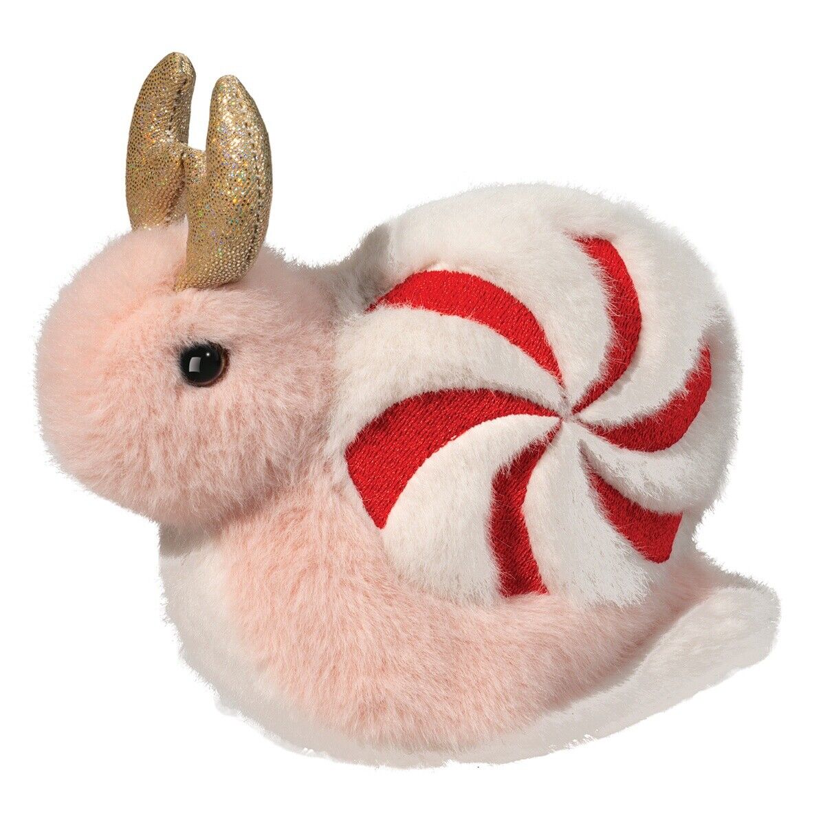 Douglas Toys Peppy-mint Peppermint Candy Snail Plush Stuffed Animal Toy, 6"