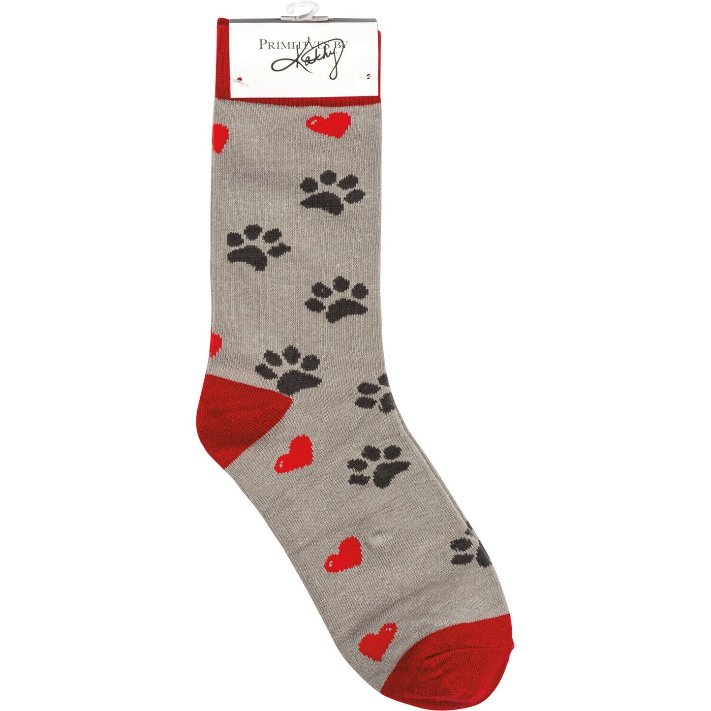 Primitives by Kathy Box Sign/Sock Set - All You Need is Love and a Dog