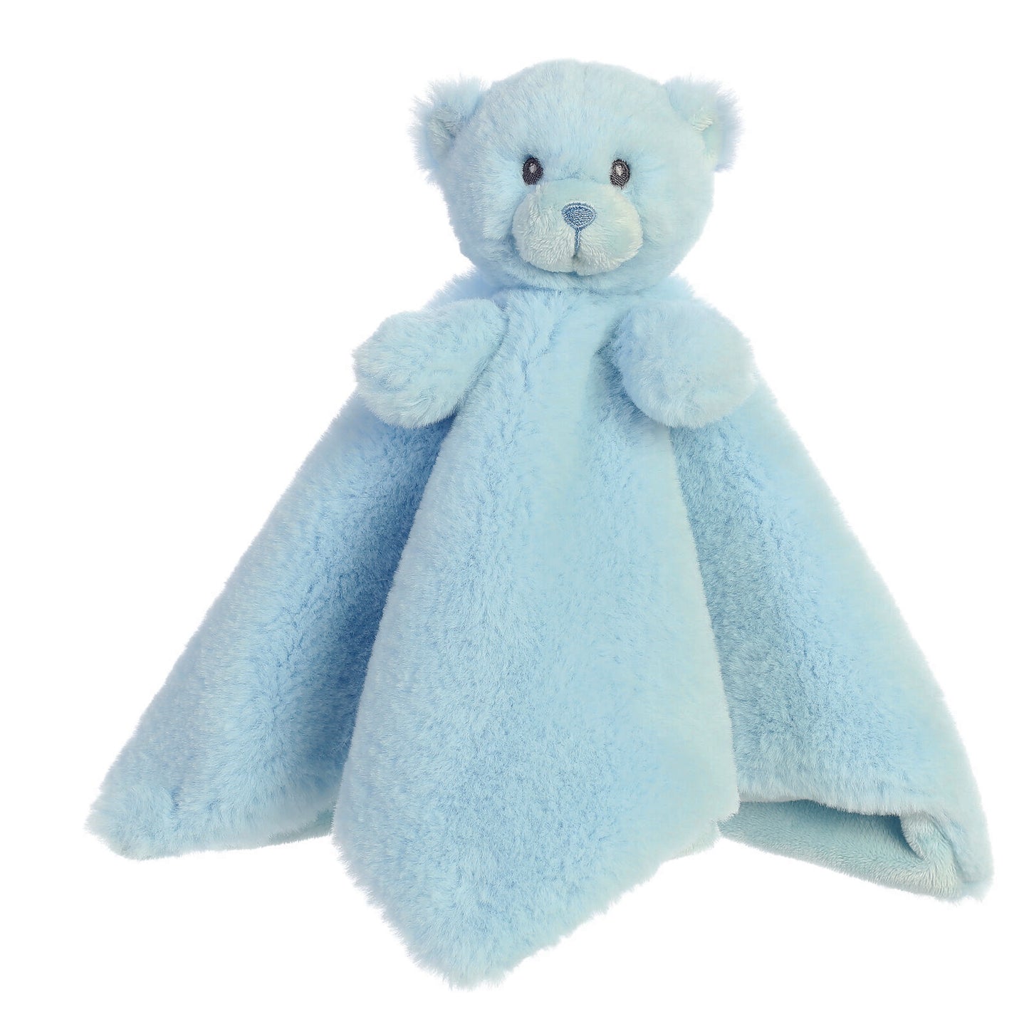 ebba My First Teddy Small Lil Luvster Plush Stuffed Animal Baby Blankie Blue