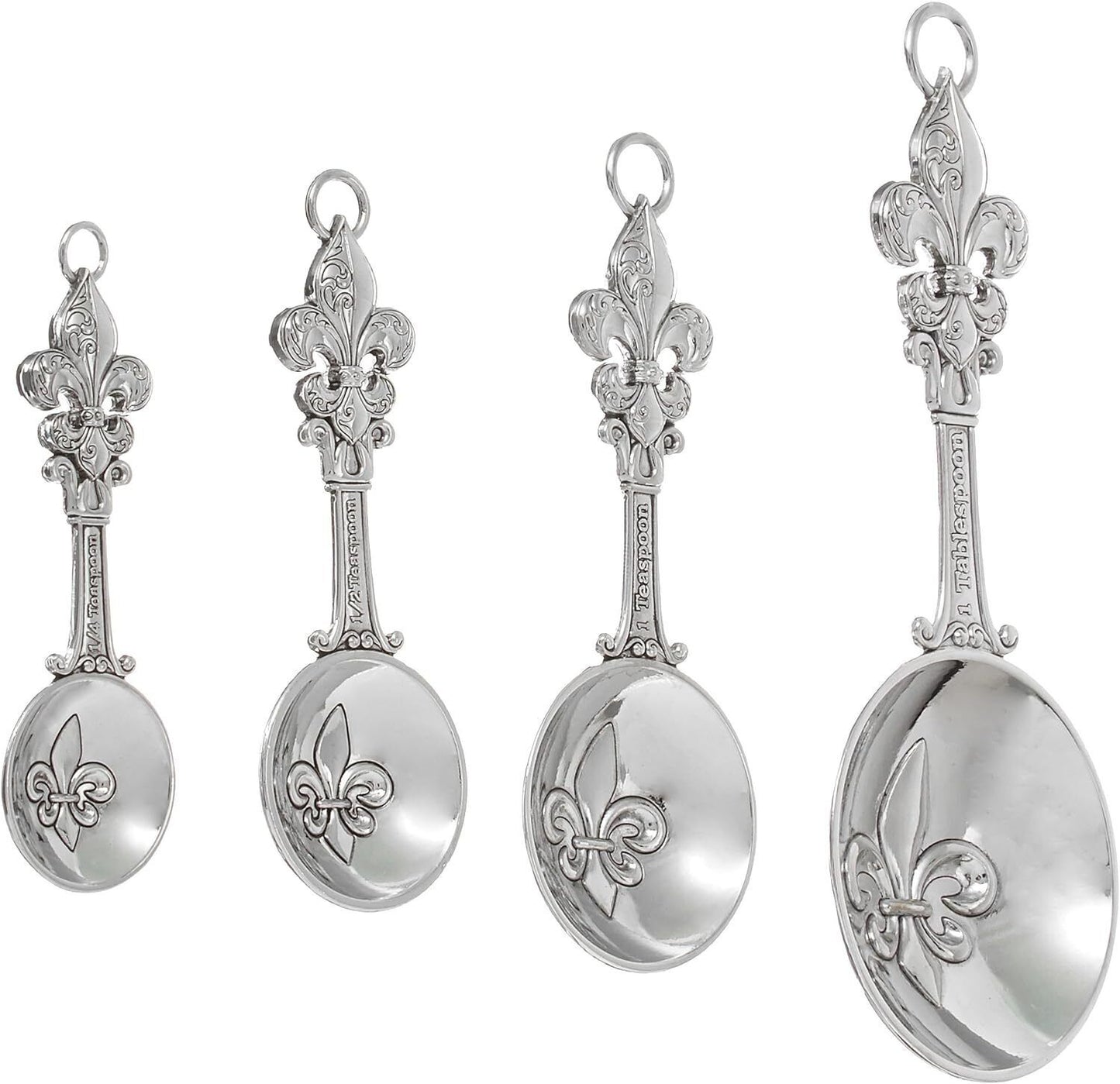 Ganz 4-Piece Set - Fleur De Lis Measuring Spoons