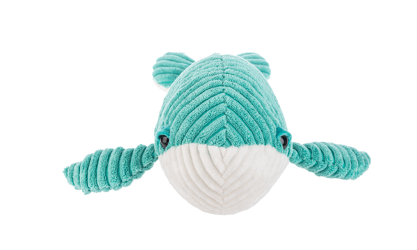 Ganz Ribbles Whale Corduroy Plush Stuffed Animal Toy, 15"