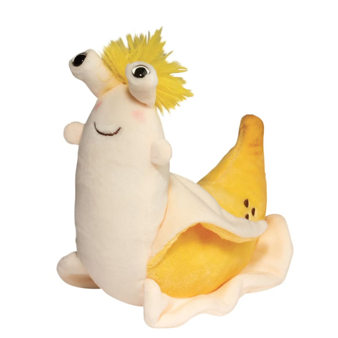 Douglas Vinnie Banana Slug Macaroon Plush Stuffed Animal Toy, 8" Long